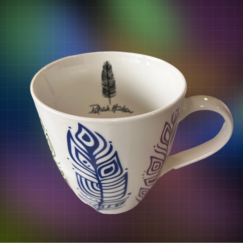 Patrick Hunter 16oz Mug ‘Pride Feathers’ from the Indigenous Collection by Cap
